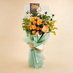 Engineering Graduate Yellow Flower Bouquet