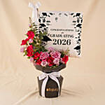 Congratulations on Graduating - Commemorative Flowers Arrangement