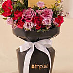 Sweet Congratulations 2026 Grad Flowers & Lindt Box