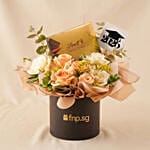 Premium Lindt Swiss Chocolate and Flowers 2026 Graduate Gift Box