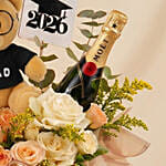 Cheers to 2026 Graduate - Moet, Graduation Bear & Flowers