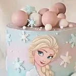 Frozen Princess Theme Birthday Cake