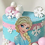 Birthday Frozen Princess Theme Cake