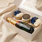 Father's Day Cupcakes and Moet Wine Box
