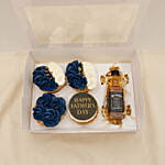 Father's Day Cupcakes and Jack Daniel's whisky Box