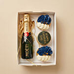 Father's Day Cupcakes and Moet Wine Box