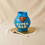 Super Dad Pinata Cake
