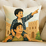 Personalise Your Ghibli Fathers Day Cushion