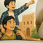 Personalise Your Ghibli Fathers Day Cushion