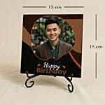 Personalised Birthday Photo Gift Stand