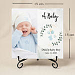 Personalized New Born Baby Boy Photo Frame