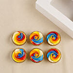 Delightful Colors Cupcakes 6 pcs