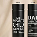 My Favorite Child gave me this - Flask for Dad