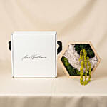 Hexagon Wooden Preserved Moss Wall Art Frame