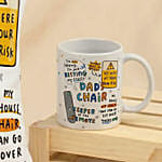 Dad's Chair - Funny Cushion & Mug Gift Set