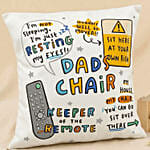 Dad's Chair - Funny Cushion & Mug Gift Set