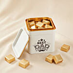 Best Dad In The World - Dark Chocolates Set