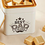 Best Dad In The World - Dark Chocolates Set