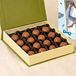 Personalised Father's Day Chocolate Truffle Box