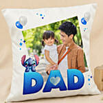 Personalized Lilo & Stitch Dad Photo Mug & Cushion