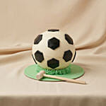 Football Chocolate Pinata Smash Cake