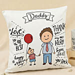 Fathers Day Gift - Doodle Cushion & Mug Gift Set