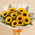 Beautiful Sunflower Hand Bouquet