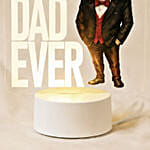 Best Dad Ever LED Lamp for Fathers Day