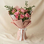 Titanic Rose Chamomile Hand Bouquet