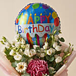 Birthday Wishes Flower & Balloon Bouquet