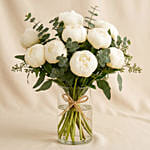 Perfect White Peonies