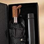Personalised Umbrella and Flask Set for Dad