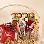 Whiskey and Chocolate Hamper with Glasses