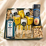Gin and Tonic Hamper with Glasses