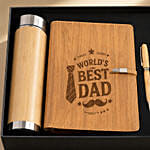 World's Best Dad Bamboo Office Giftset