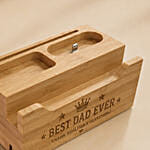 Engraved Mobile Charger and Stand for Dad