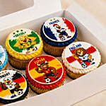 International Football Teams Chocolate Cupcakes