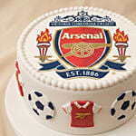 Classic Arsenal Football Club Chocolate Cake
