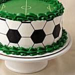 Classic Football Pitch & Soccer Ball Chocolate Cake