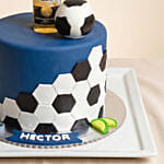 Football & Corona Chocolate Cake