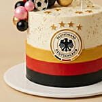 Germany Football Team Chocolate Birthday Cake