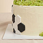 Football & Whiskey Themed Chocolate Birthday Cake