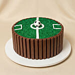 KitKat Football Pitch Chocolate Cake