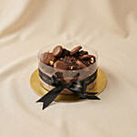 Decadent Chocolate Baked Cheesecake with Macarons