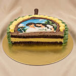 Personalised Chocolate Musang King Durian Ghibli Photo Cake
