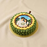 Personalised Chocolate Musang King Durian Ghibli Photo Cake