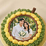 Chocolate Musang King Durian Photo Cake