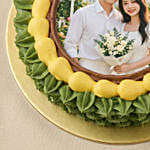 Chocolate Musang King Durian Photo Cake