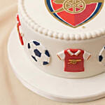 Classic Arsenal Football Club Chocolate Cake