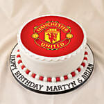 Manchester United Football Club Chocolate Cake